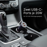Car Charger USB-C KFZ-Ladegerät Auto-USB-Adapter Auto-Ladegerät