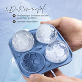 Fussball-Eiswürfelform Eiswürfelbereiter Silikonform Cake-Pop-Form