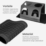 Abtropfhalter für SodaStream-Flaschen Abtropfständer Flaschenhalter Abtropfgestell