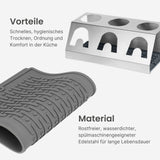 Abtropfgestell für SodaStream-Flaschen Abtropfständer Flaschenhalter Abtropfhalter