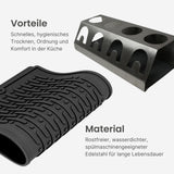 Flaschenhalter für SodaStream-Flaschen Abtropfständer Abtropfgestell Abtropfhalter