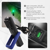 Wiederaufladbare COB-LED-Arbeitsleuchte Taschenlampe Leuchte Reparaturlampe