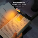 Wiederaufladbare Leselampe mit Ständer und Buch-Klemme LED-Leselicht Buchlampe Clip-Lampe