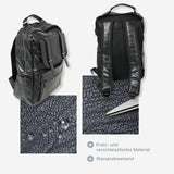 Laptop-Rucksack Tagesrucksack Business-Rucksack PU-Lederrucksack