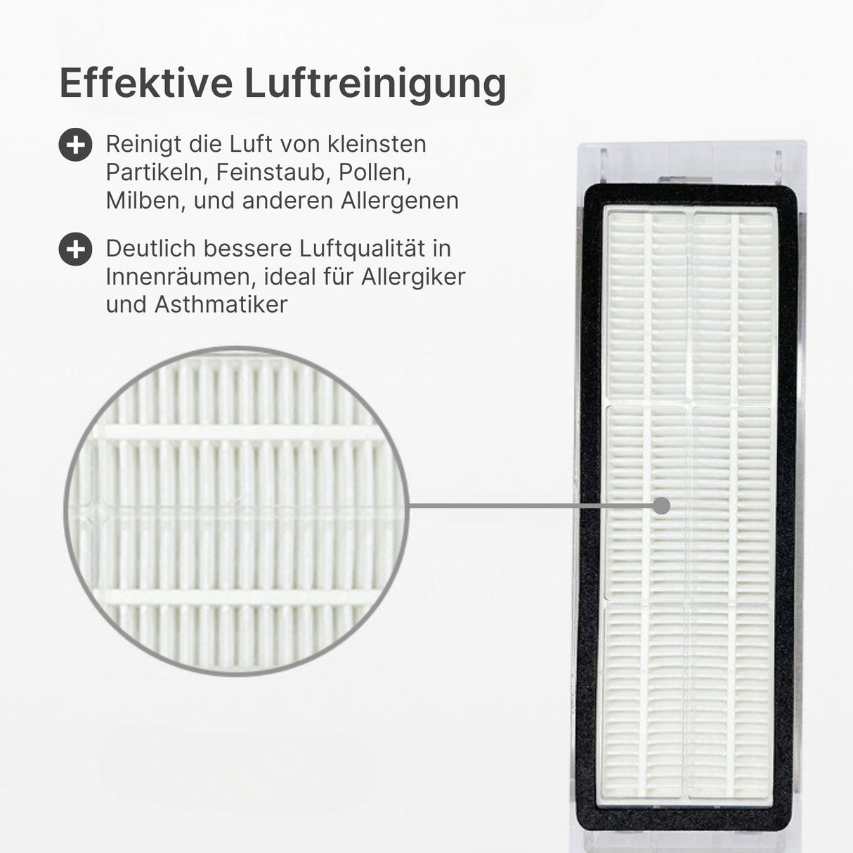 Alternativer HEPA-Filter zu Xiaomi Dreame Bot D10 Plus L10 Plus Z10 Pro
