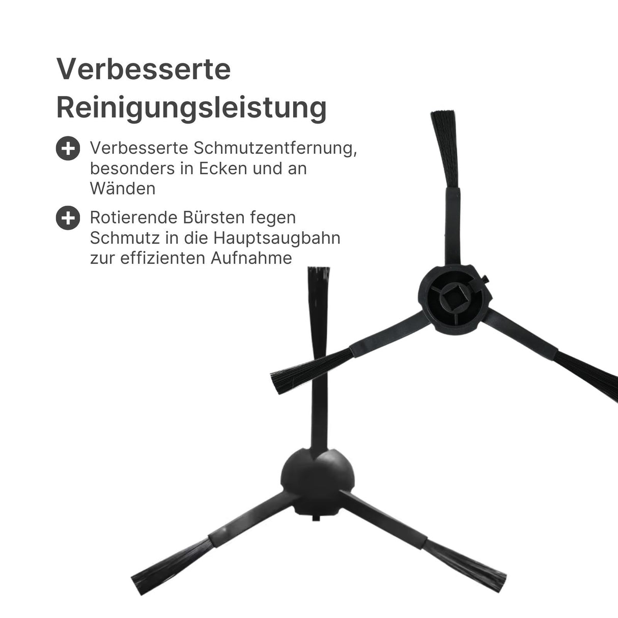 2er-Set Alternative Seitenbürsten zu Dreame D10s D10s Plus D10s Pro