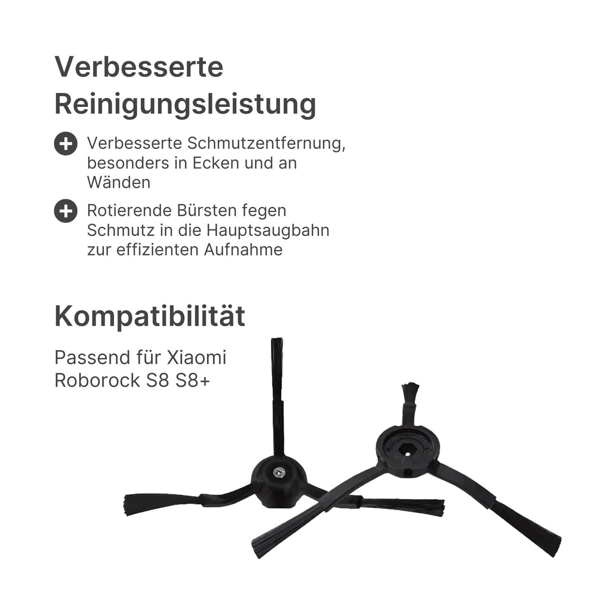 Alternative Seitenbürsten Seitenpinsel zu Xiaomi Roborock S8 S8+