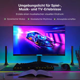 2er Set LED-Umgebungslicht Stehlampe Hintergrund-Beleuchtung Desktop-Licht