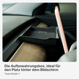 Alternative Aufbewahrungsbox Organizer für Tesla Model 3 Y hinter Bildschirm