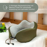 Nackenkissen Nackenhörnchen Memory Foam Reisekissen Flugzeug