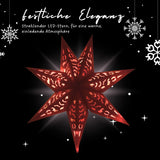 LED Faltstern Weihnachtsstern Leuchtstern Hanging Star Laterne Beleuchtung