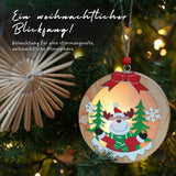 LED-Weihnachtsbaum-Anhänger Weihnachtsschmuck Weihnachtsdekoration Holzdeko