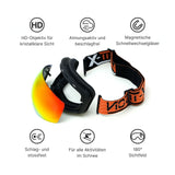 Magnetische Skibrille Snowboardbrille Schutzbrille Wintersportbrille