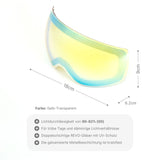 Wechselglas für magnetische Skibrille Skibrillenglas Snowboardbrillenglas Ersatzglas