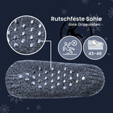 Hausschuhe Gr. 43-46 Fuzzy-Socken Wintersocken Kuschelsocken Pantoffeln
