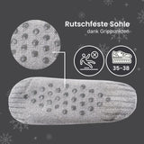 Fuzzy-Socken Gr. 35-38 Kuschelsocken Wintersocken Hausschuhe Pantoffeln
