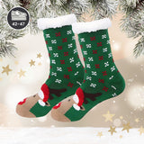 Weihnachtssocken Gr. 42-47 Fuzzy-Socken Wintersocken Kuschelsocken