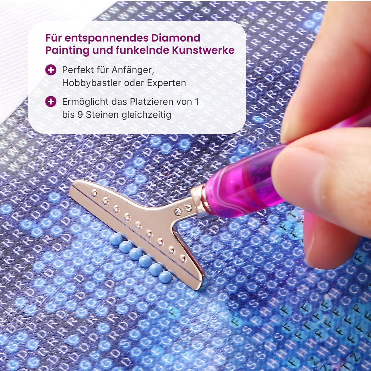 DIY Diamond Painting Set Diamant-Malstiftwerkzeug Diamantmalerei Bastelstift