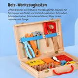 Holz-Werkzeugkasten für Kinder Kinder-Baukasten Fahrzeug-Bausatz Lernspielzeug