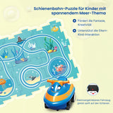 Kinderspielzeug Elektrisches Schienenbahn-Puzzle für Kinder Lernspielzeug