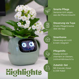 Smart Plant Pot Elektronischer Blumentopf USB-Pflanzenübertopf Smarter Blumentopf Ivy Smart Planter