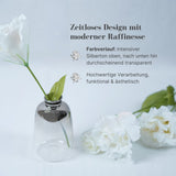 Designvase Ziervase Glasvase Dekovase Blumenvase Tischvase
