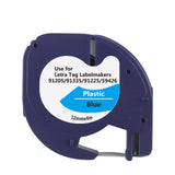 Alternatives Etikettenband zu Dymo 91225 / S0721650 LetraTag