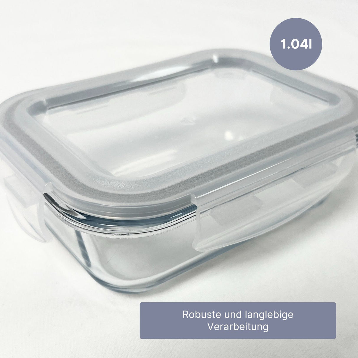 Glas-Vorratsbehälter Vorratsdose Frischhaltedose Frischhaltebox