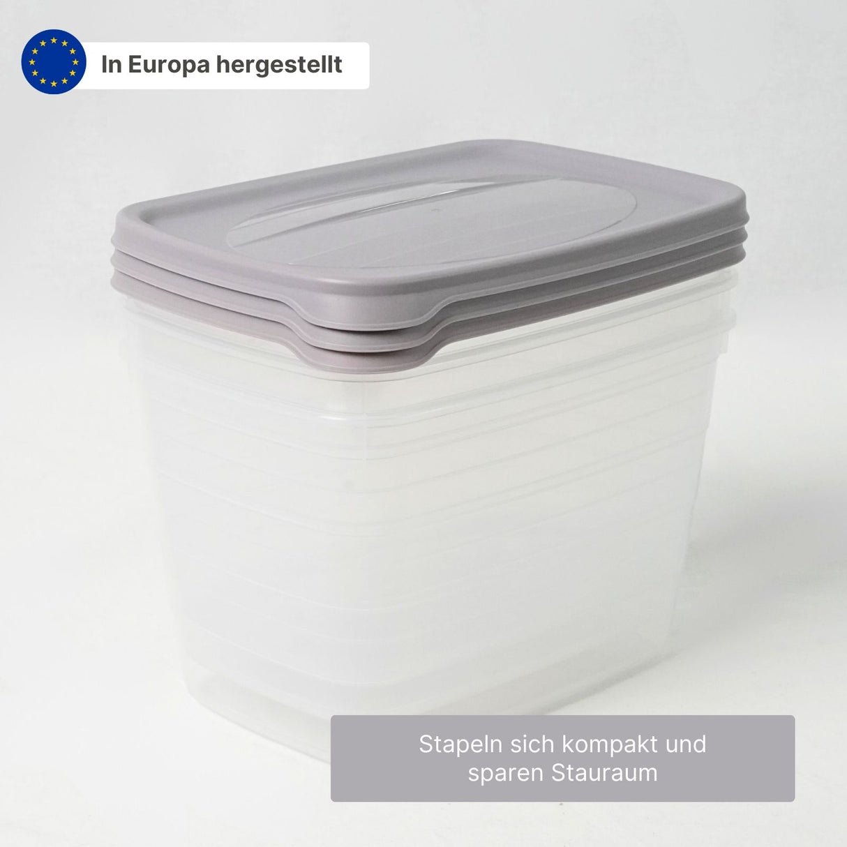 3er-Set Meal-Prep-Dosen Boxen Frischhaltedosen Aufbewahrungsdosen