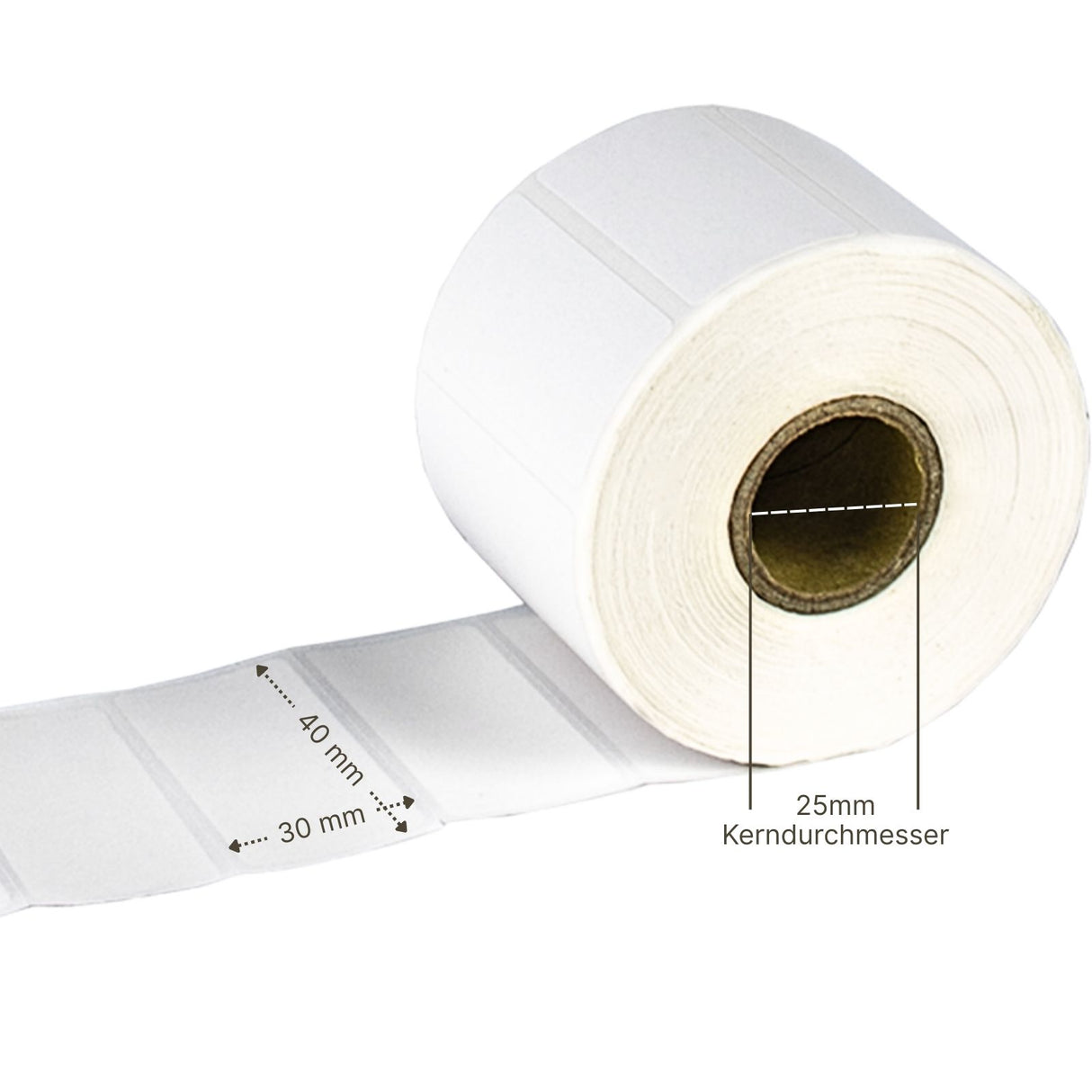 Alternative Etikettenrolle zu Zebra 40mm x 30mm Universaletiketten