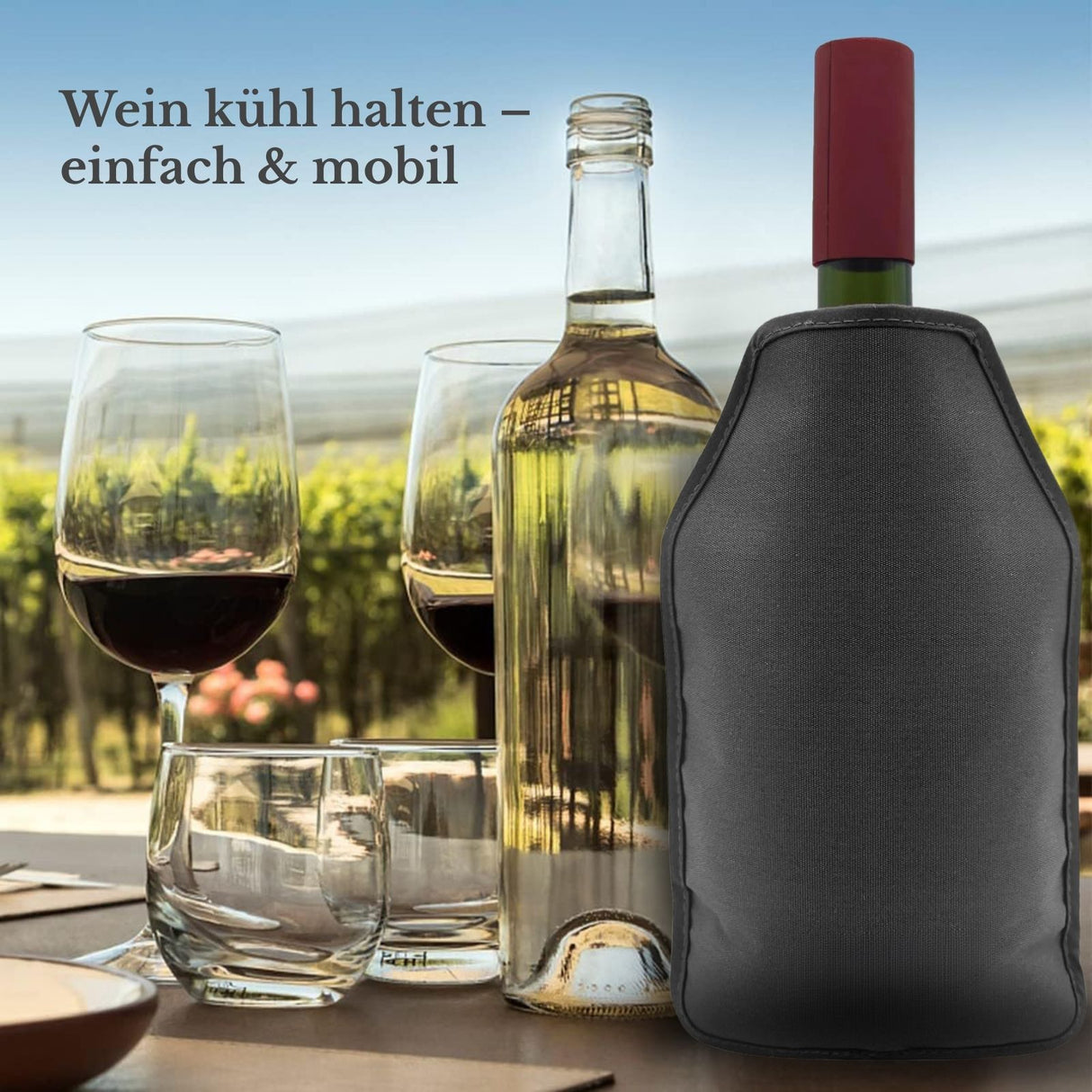 Weinflaschen-Kühler Weinhülle Kühltasche Weinkühltasche Weinkühler