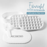 Eiswürfelform mit Aufbewahrungsbox Eiswürfelschale Eiswürfel-Maker-Set