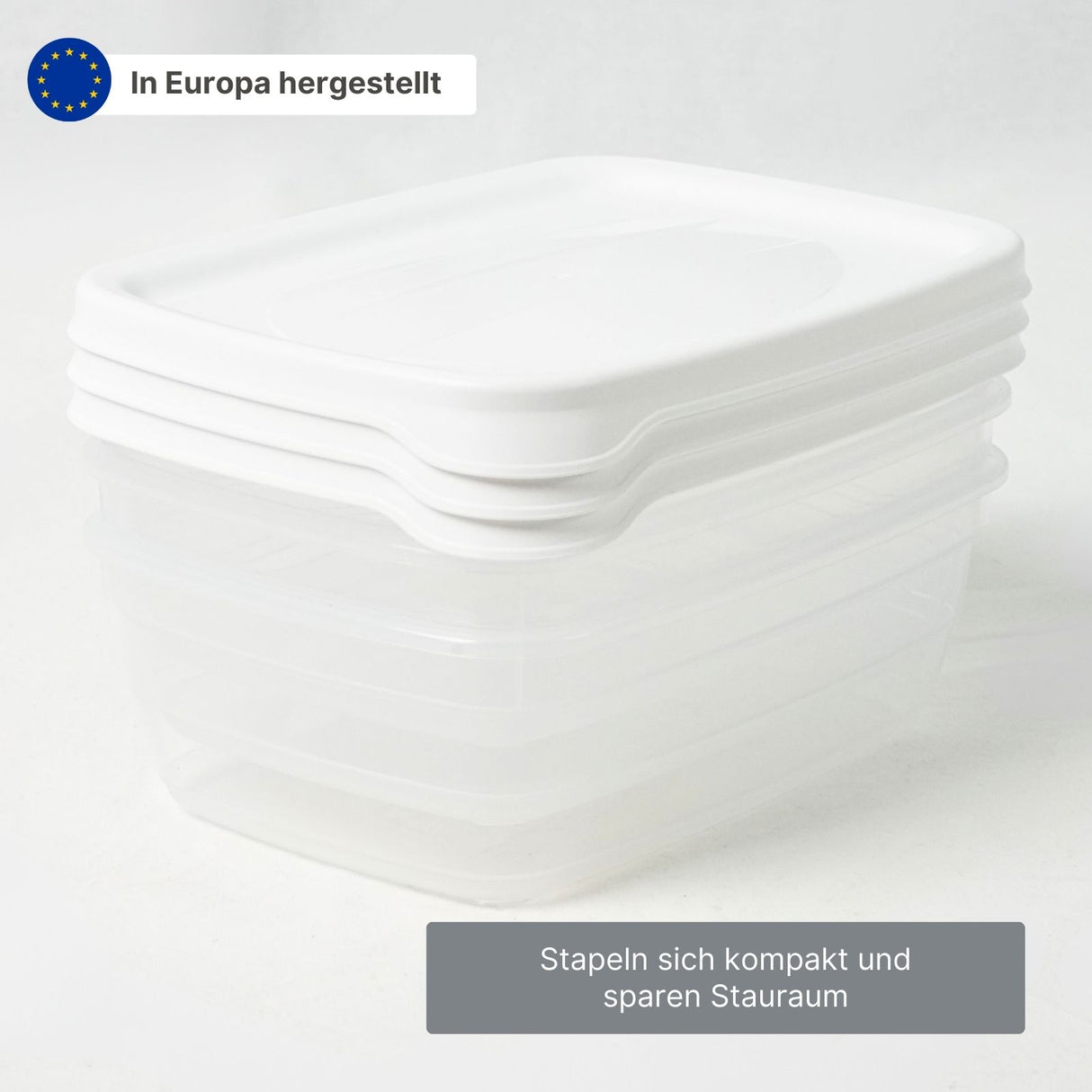3er-Set Frischhaltedosen Aufbewahrungsdosen Boxen Meal-Prep-Dosen