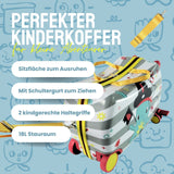 Kinderkoffer Hartschalenkoffer Reisegepäck Kindertrolley Koffer