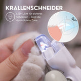 Tiernagelschneider Tiernagelschere LED-Krallenschneider Krallenzange
