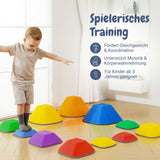 Balanciersteine Balancespiel Balance Trainer Trittsteine Fluss-Steine