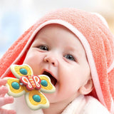 4er-Set Saugnapf-Kreisel Badespielzeug Fidget Spinner Babyspielzeug
