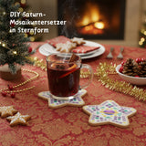 DIY-Mosaik-Bastelset Saturn Mosaik-Untersetzer Stern-Untersetzer