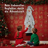 Adventskalender Weihnachtsmann Weihnachtskalender Filz-Adventskalender