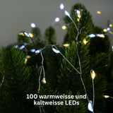 LED Lichterkette 3.2m Cluster-Lichterkette Büschellichterkette