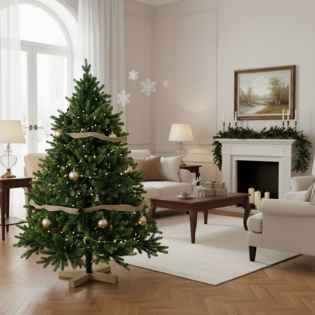 Weihnachtsbaum 150cm Kunsttanne Christbaum Tannenbaum Tanne Xmas-Baum