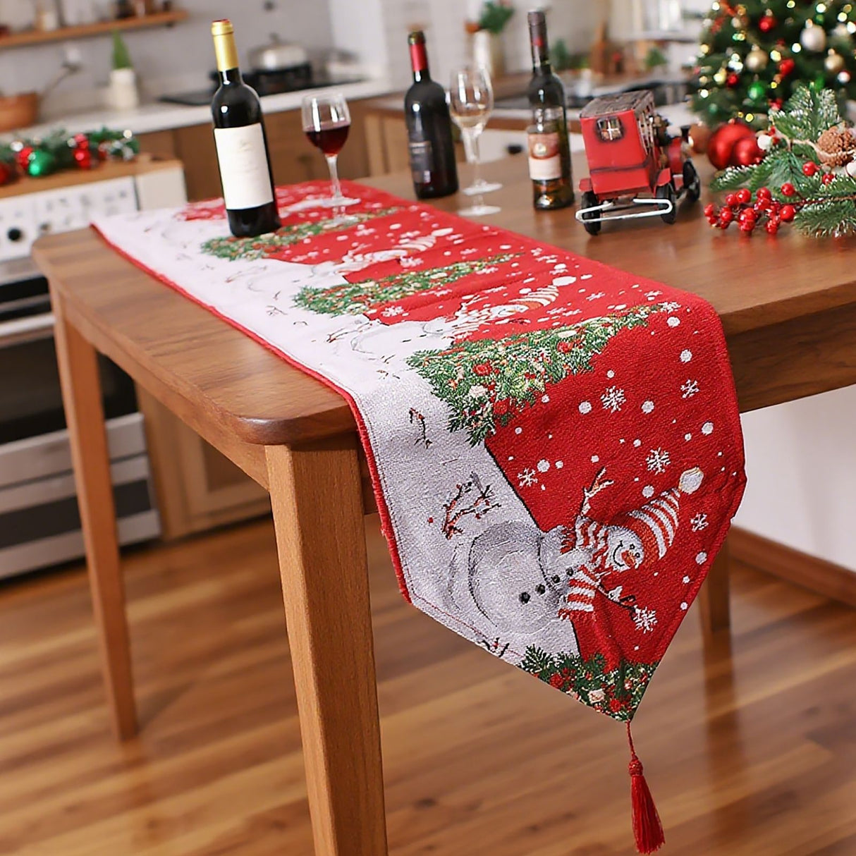 Tischläufer Tischdecke Tischdeko Weihnachtsdeko Deko-Läufer Tischband