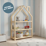 Holz-Aufbewahrungsregal Bücherregal Spielzeugregal Kinderzimmer-Regal