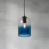 Skandinavische Glas-Hängelampe Pendelleuchte Deckenleuchte Deckenlampe