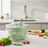 Glas-Salatschleuder Gemüseschneider Küchenmultischneider Salatschüssel