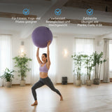 Sitzball mit Schutzhülle Gymnastikball Fitnessball Yoga-Ball