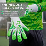 Fussballhandschuhe ViVor Freaky Green Gr. 6 Torwart Goalie Handschuhe