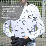 Trikot White Camou Protection Torwarttrikot Gr. 140 Fussball Shirt