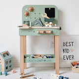 111-tlg. Werkbank-Set aus Holz für Kinder Spielwerkbank Werkzeugbank