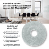 Alternative Feucht-Wischtücher für Xiaomi Robot Vacuum X20 Max X20 Pro